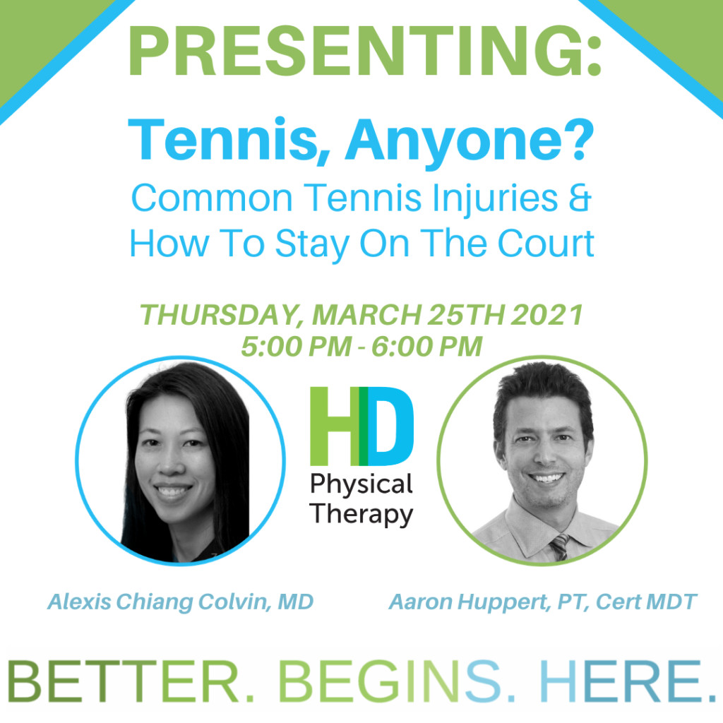 LIVE WEBINAR Tennis, Anyone? — How To Stay Injury-Free On The Court